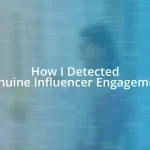 How I Detected Genuine Influencer Engagement